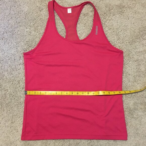 Hot Pink Play Dry Racerback Mesh Tank Top - Picture 14 of 16